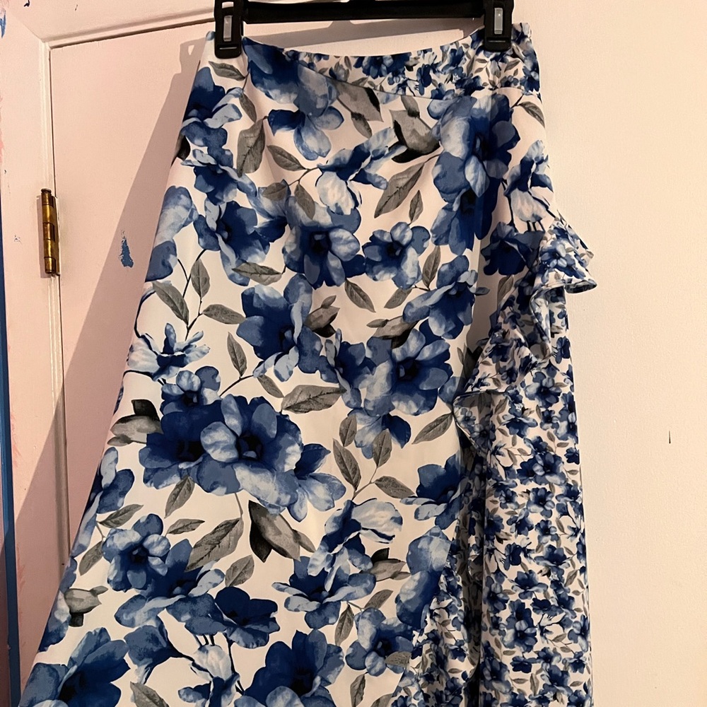 Calvin Klein asymmetrical maxi skirt